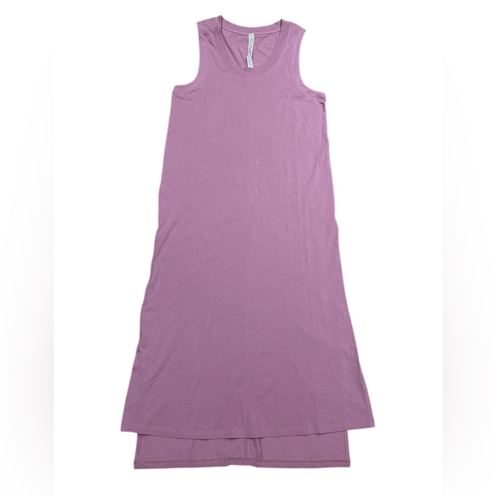 Lululemon Sz 8 All Yours Maxi Dress Pink Vitasea Midi Athletic Casual Summer
